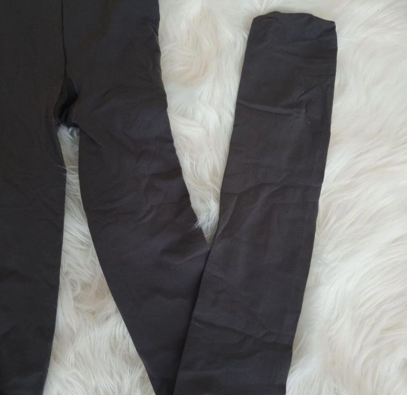 Nouveau pantalon opaque gris foncé / noir - Taille L – photo 4